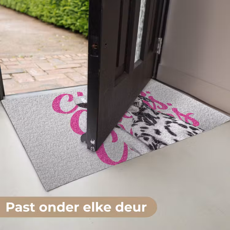 Cheers - Hond - Roze - Wijn Deurmat klein -USP_NL