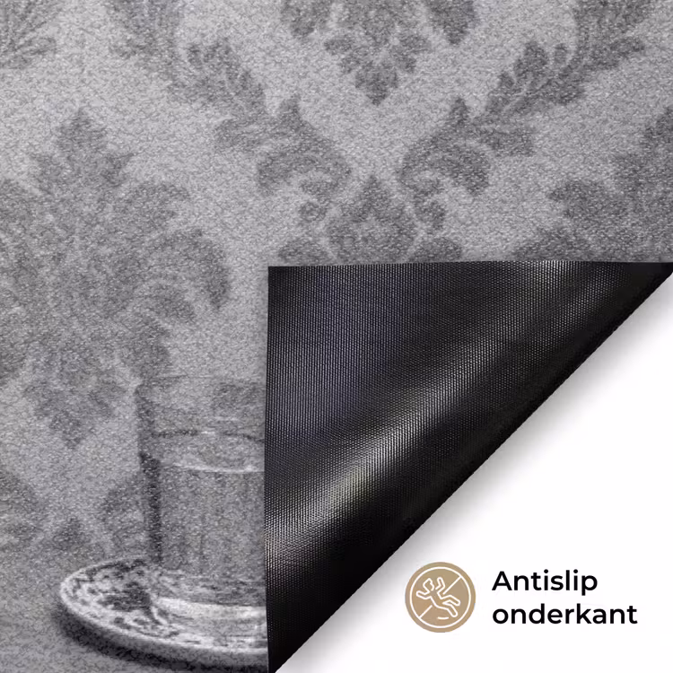 Chic - Vrouw - Zwart - Wit Deurmat klein -antislip_NL