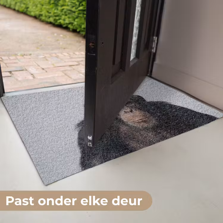 Chimpansee - Badeend - Grijs Deurmat klein -USP_NL