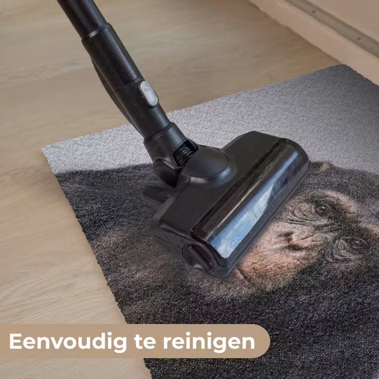 Chimpansee - Badeend - Grijs Deurmat klein -reinigen_NL