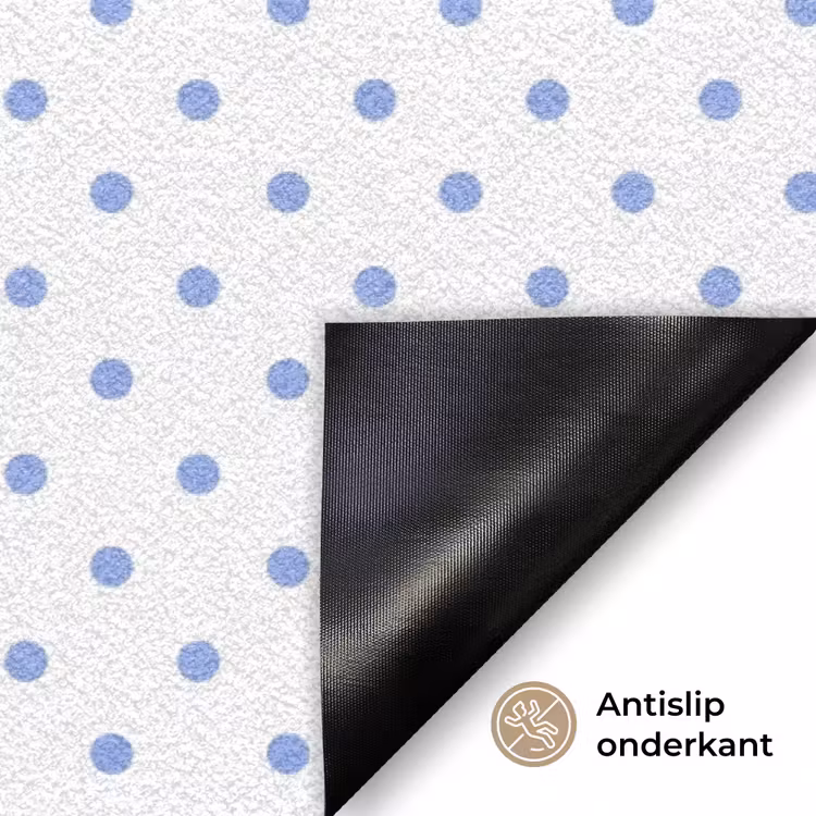 Ciao - Blauw - Stippen Deurmat klein -antislip_NL