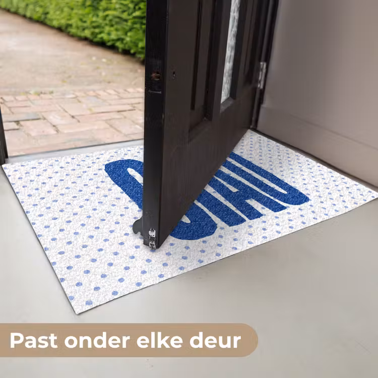 Ciao - Blauw - Stippen Deurmat klein -USP_NL