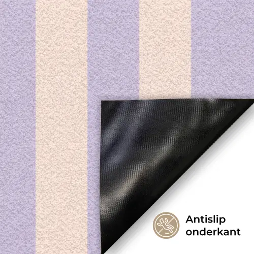 Ciao - Quote - Pastel - Strepen Deurmat klein -antislip_NL