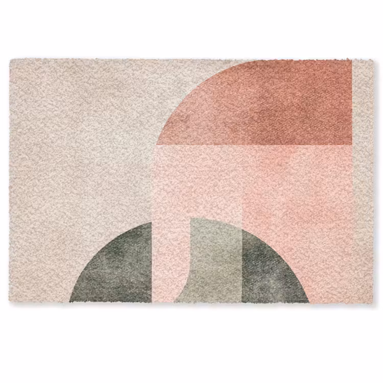 Cirkel - Abstract - Roze Deurmat klein -zkaufland3d