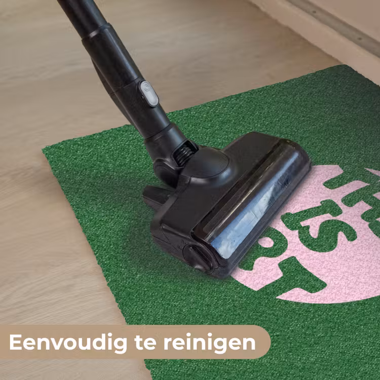 Cirkel - Roze - Tekst - Art Deurmat klein -reinigen_NL