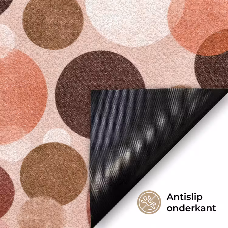 Cirkels - Modern - Kleurrijk Deurmat klein 898 -antislip_NL