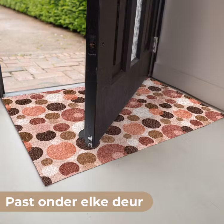 Cirkels - Modern - Kleurrijk Deurmat klein 898 -USP_NL
