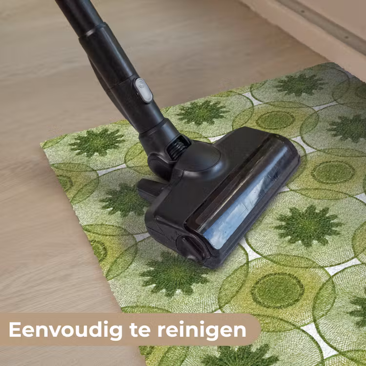 Cirkels - Patroon - Groen Deurmat klein 898 -reinigen_NL