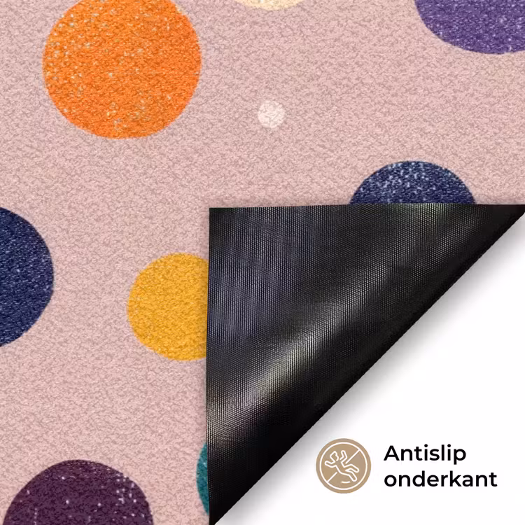 Cirkels - Patroon - Kleurrijk Deurmat klein 898 -antislip_NL