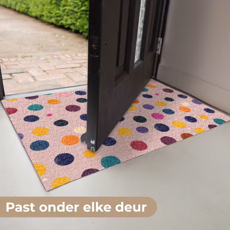 Cirkels - Patroon - Kleurrijk Deurmat klein 898 -USP_NL
