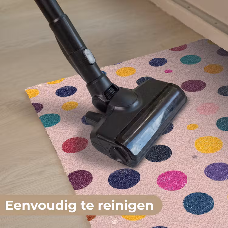 Cirkels - Patroon - Kleurrijk Deurmat klein 898 -reinigen_NL