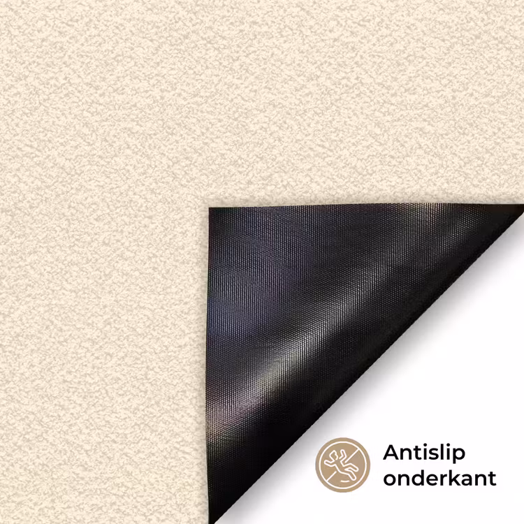 Cirkels - Symmetrisch - Wit - Blauw- Geel Deurmat klein -antislip_NL