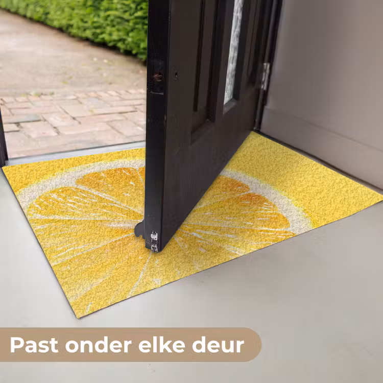 Citroen - Geel - Zonnig Deurmat klein -USP_NL