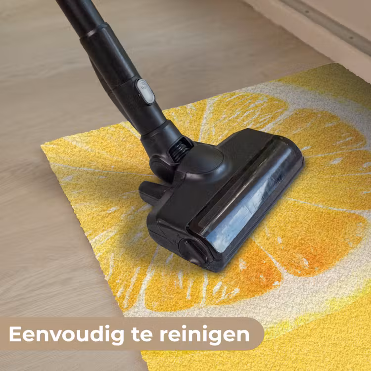 Citroen - Geel - Zonnig Deurmat klein -reinigen_NL