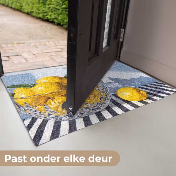 Deurmat - Citroenen - Fruit - Geel - Citroenen - Fruit - Geel Deurmat klein