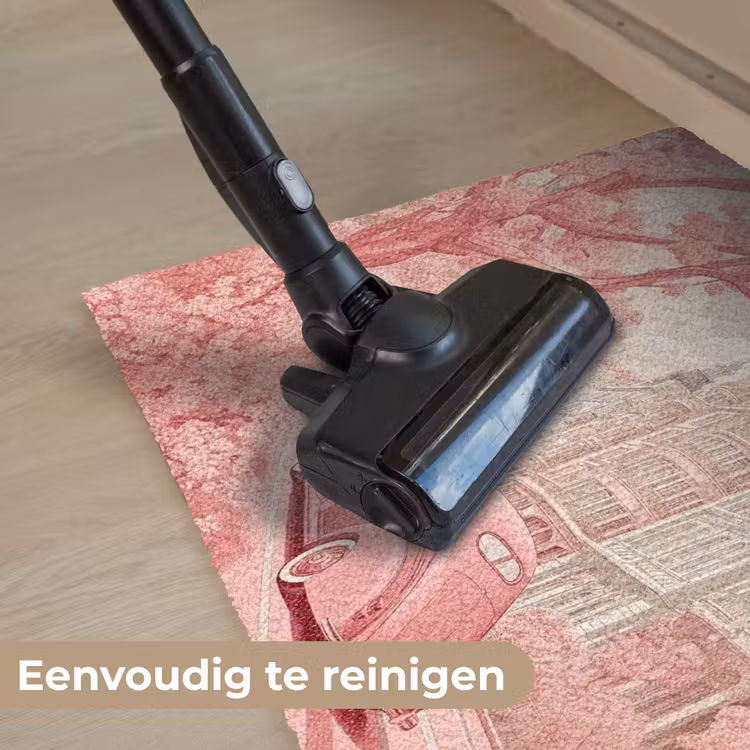 City - Car - Pink Deurmat klein -reinigen_NL