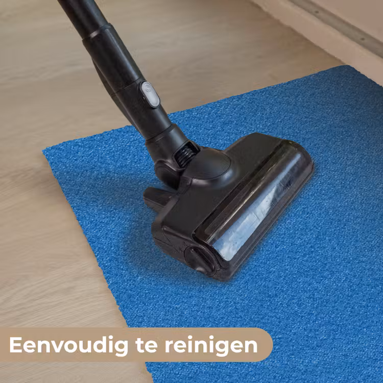 Classic - Azure - Blauw Deurmat klein 898 -reinigen_NL