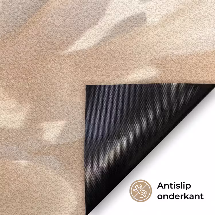 Close up - Pioenroos - Lichtroze Deurmat klein -antislip_NL