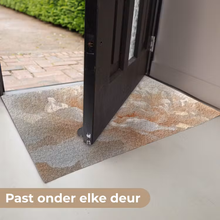 Close up - Pioenroos - Lichtroze Deurmat klein -USP_NL