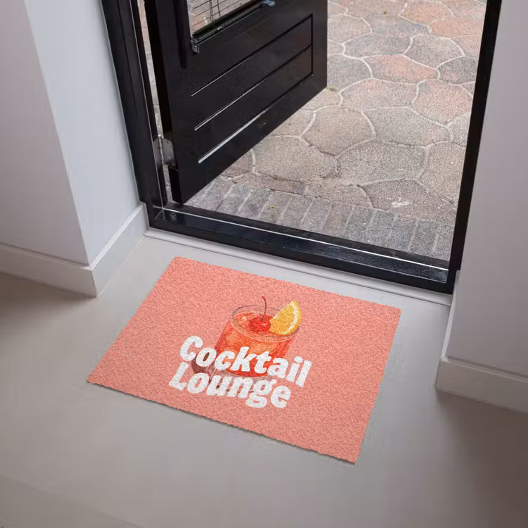 Cocktail Lounge - Glas - Koraal Deurmat klein -sfeer5
