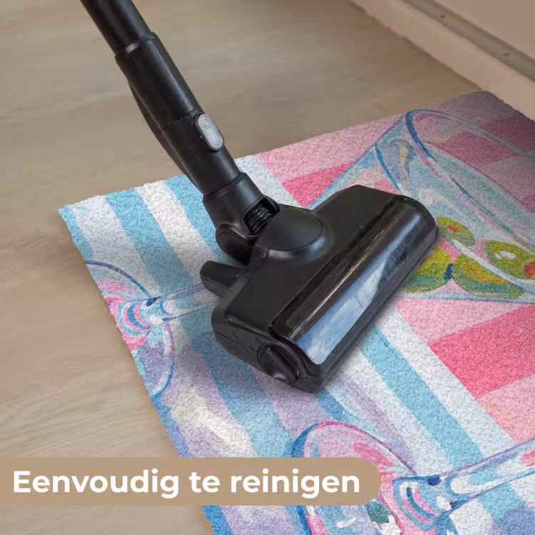 Cocktail - Olijven - Kunst - Modern - Roze Deurmat klein -reinigen_NL