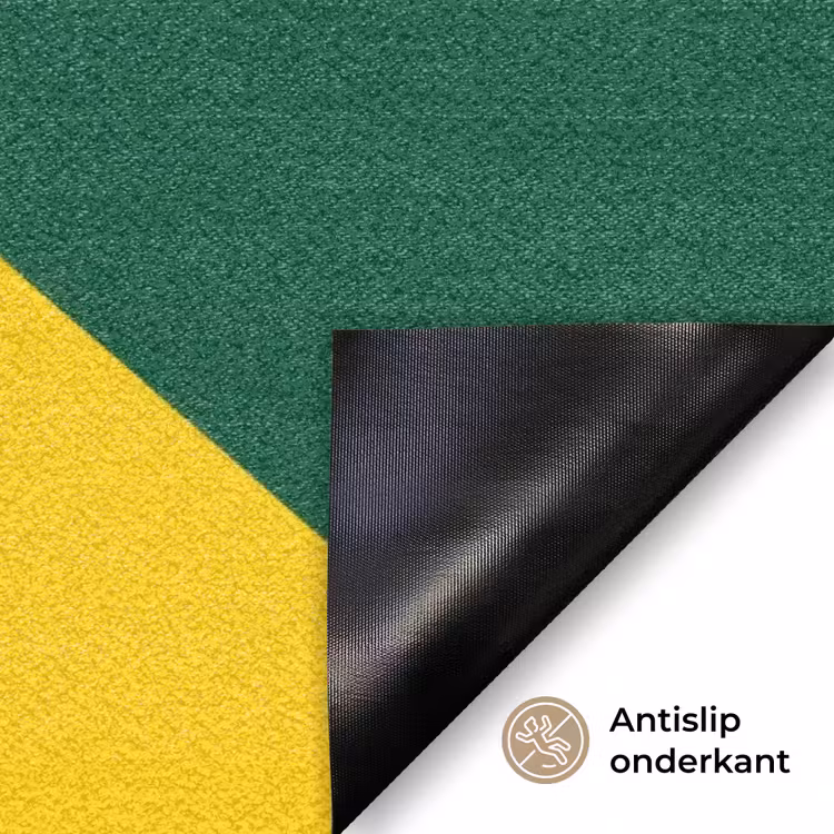 Cool - Geel - Groen Deurmat klein -antislip_NL