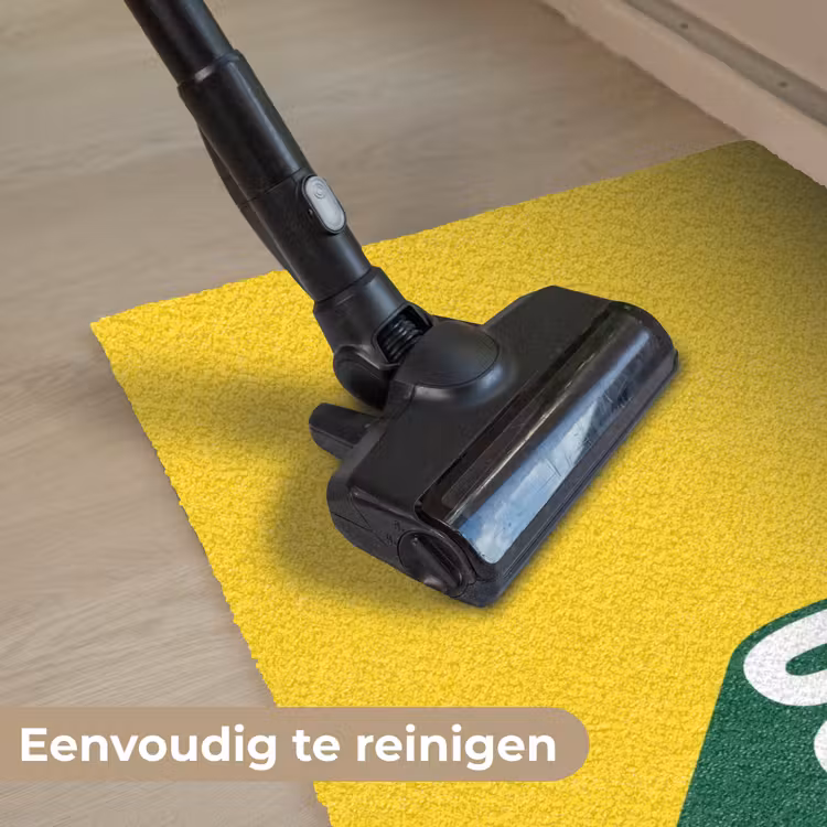 Cool - Geel - Groen Deurmat klein -reinigen_NL