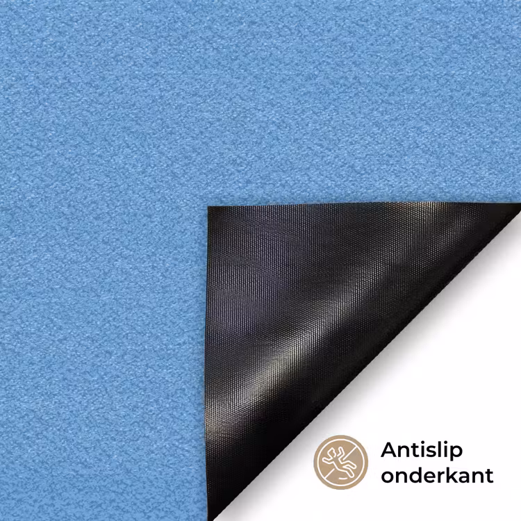 Cornflower - Blue - Blauw Deurmat klein 898 -antislip_NL