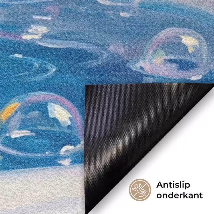 Creatief - Badeend - Kleurrijk Deurmat klein -antislip_NL