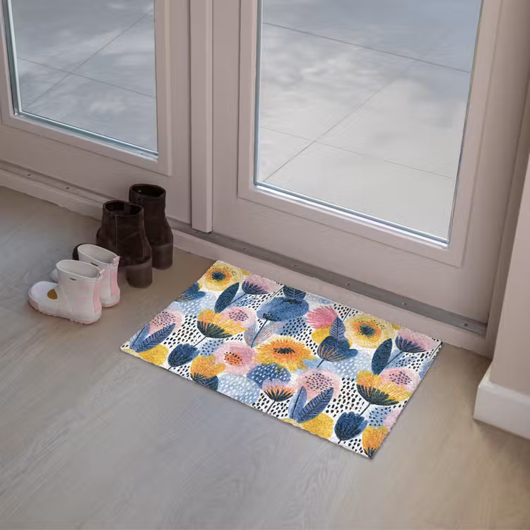 Creatief - Patroon - Kleurrijk Deurmat klein 898 -sfeer3