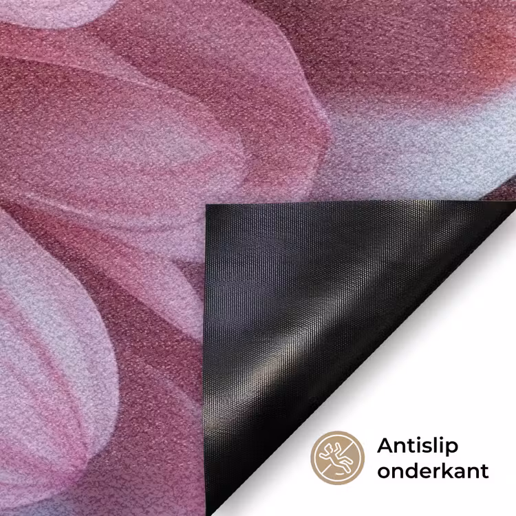 Dahlia - Bloem - Close up - Roze Deurmat klein -antislip_NL
