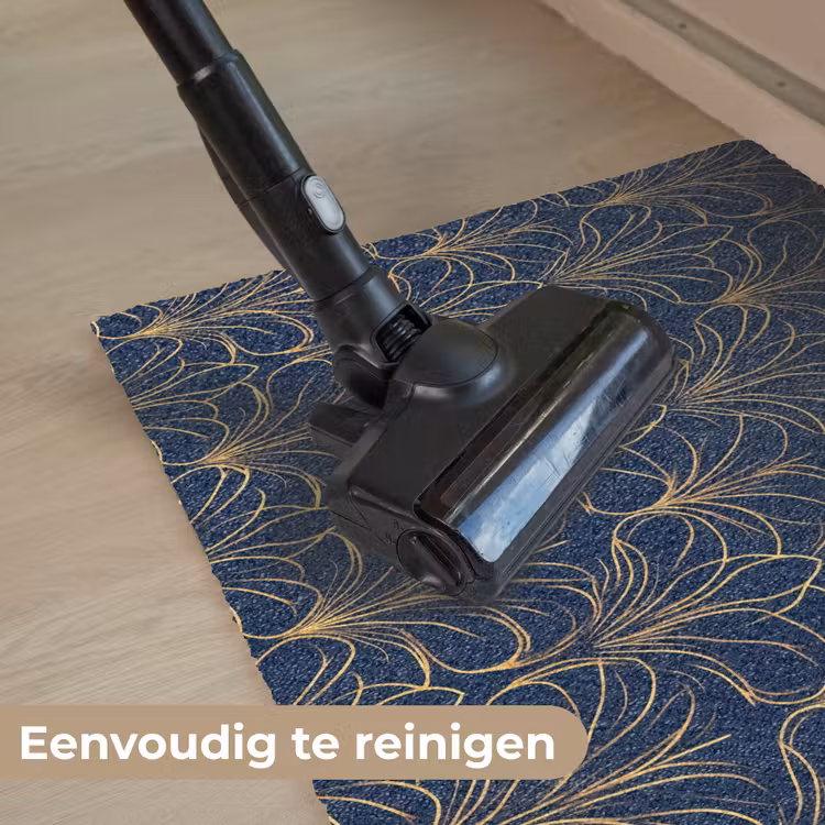 Deco - Waaier - Blauw Deurmat klein 898 -reinigen_NL