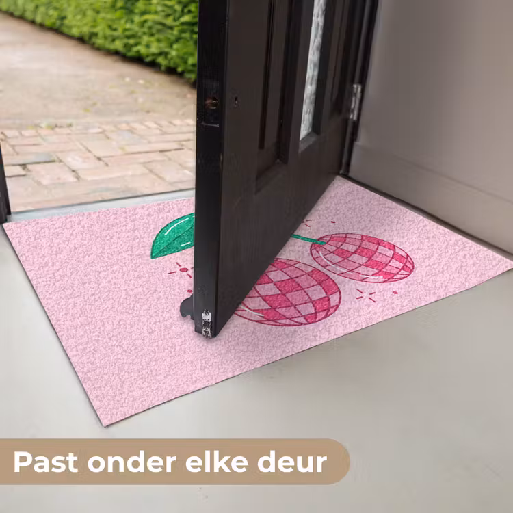 Decoratie - Disco-bal - Feest - Roze Deurmat klein -USP_NL