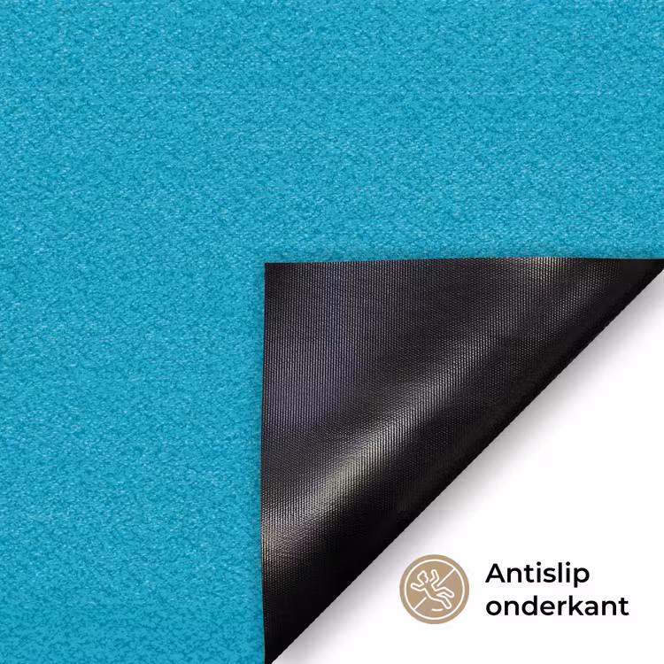 Deep - Turquoise - Turkoois Deurmat klein 898 -antislip_NL