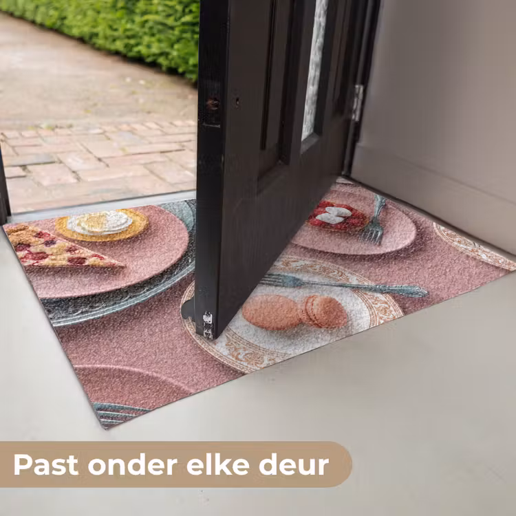 Dessert - Taart - Gebak - Zoet - Roze Deurmat klein -USP_NL
