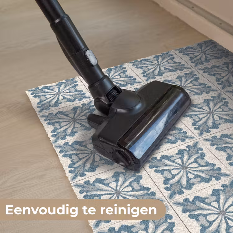 Dessin - Tegel - Blauw Deurmat klein 898 -reinigen_NL