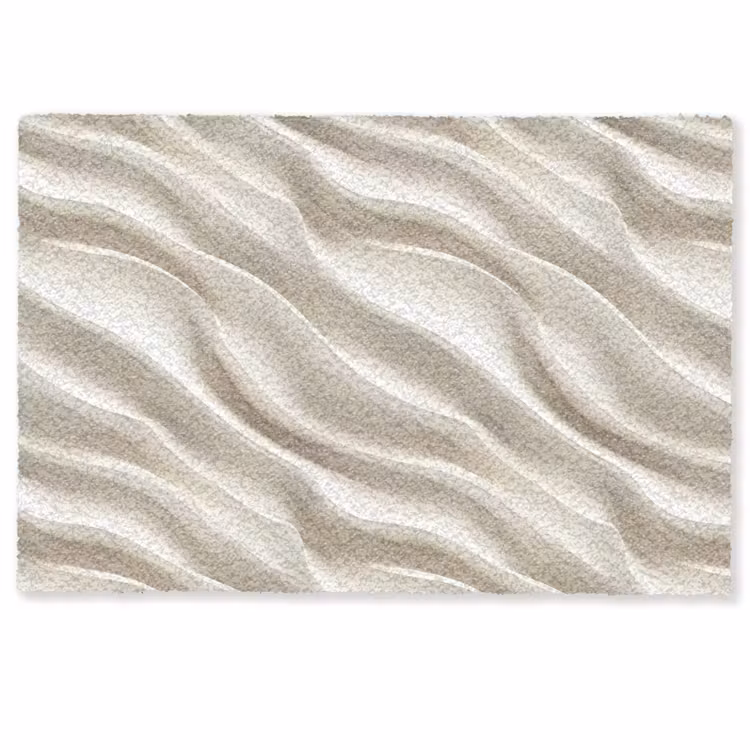 Diagonaal - Golven - Crème Deurmat klein 898 -zkaufland3d