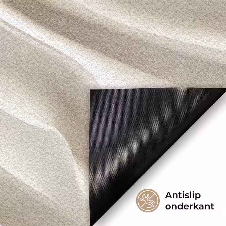 Diagonaal - Golven - Crème Deurmat klein 898 -antislip_NL