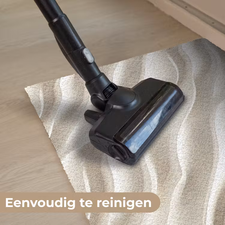 Diagonaal - Golven - Crème Deurmat klein 898 -reinigen_NL