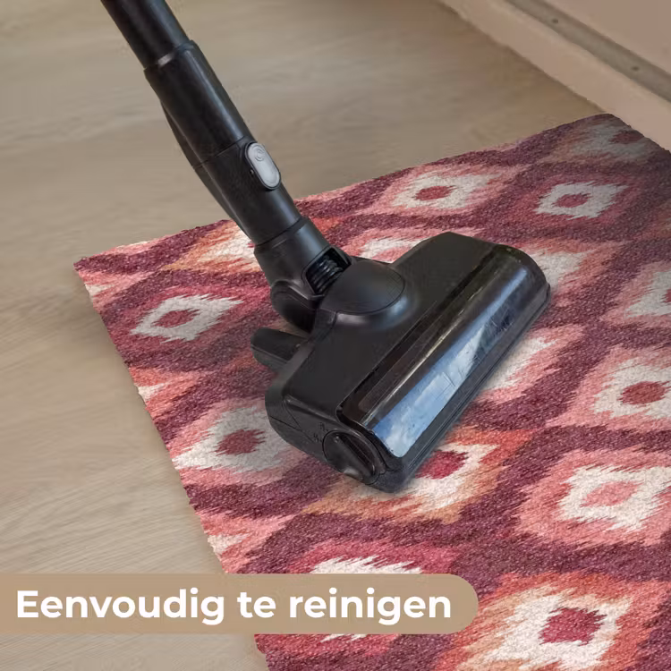 Diamantvormen - Roze - Patroon - Textuur Deurmat klein 898 -reinigen_NL