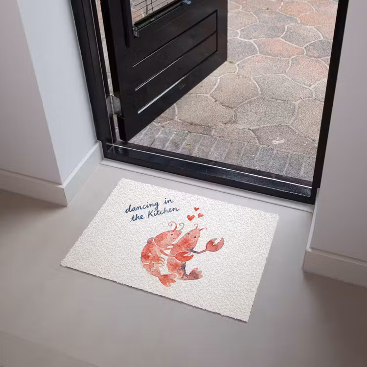 Dier - Dans - Liefde - Waterverf - Rood Deurmat klein -sfeer5