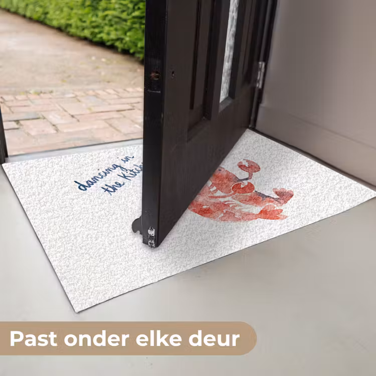 Dier - Dans - Liefde - Waterverf - Rood Deurmat klein -USP_NL