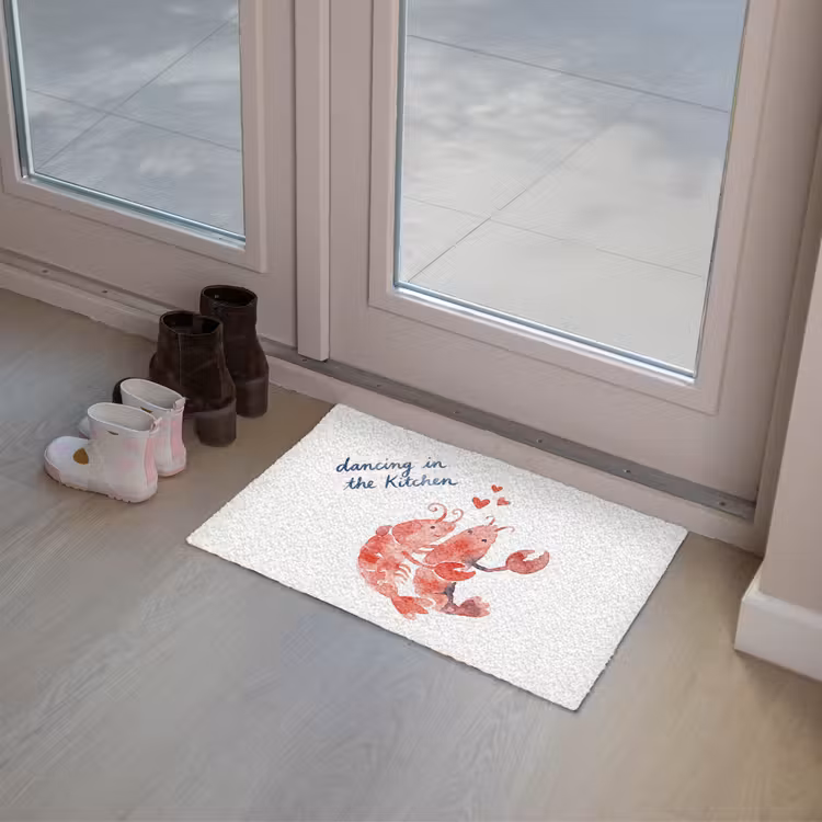 Dier - Dans - Liefde - Waterverf - Rood Deurmat klein -sfeer3