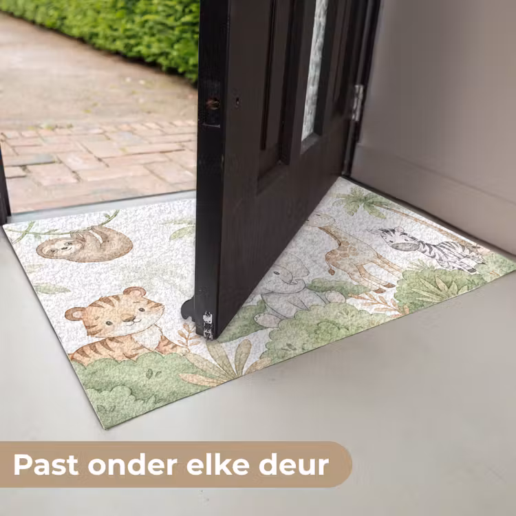 Dieren - Jungle - Pastel Deurmat klein -USP_NL
