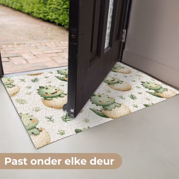 Dino - Eieren - Groen Deurmat klein 898 -USP_NL