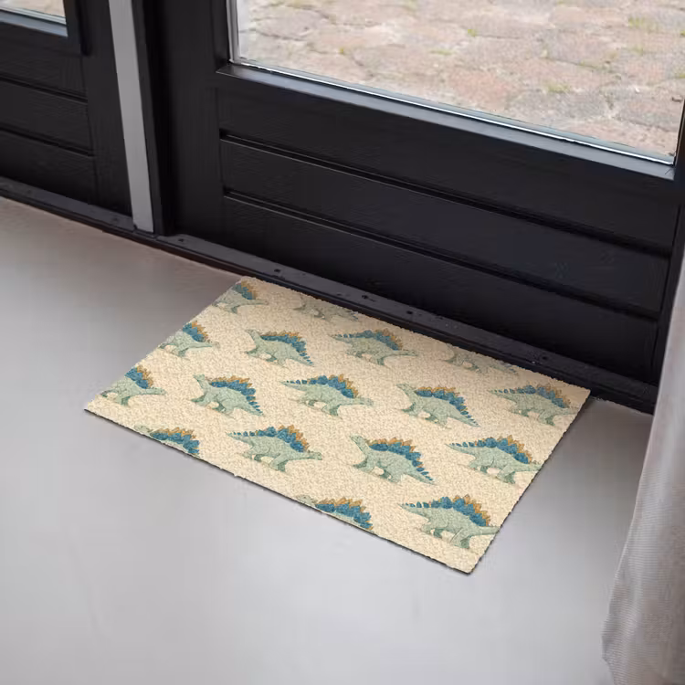 Dino - Patroon - Groen Deurmat klein 898 -sfeer2