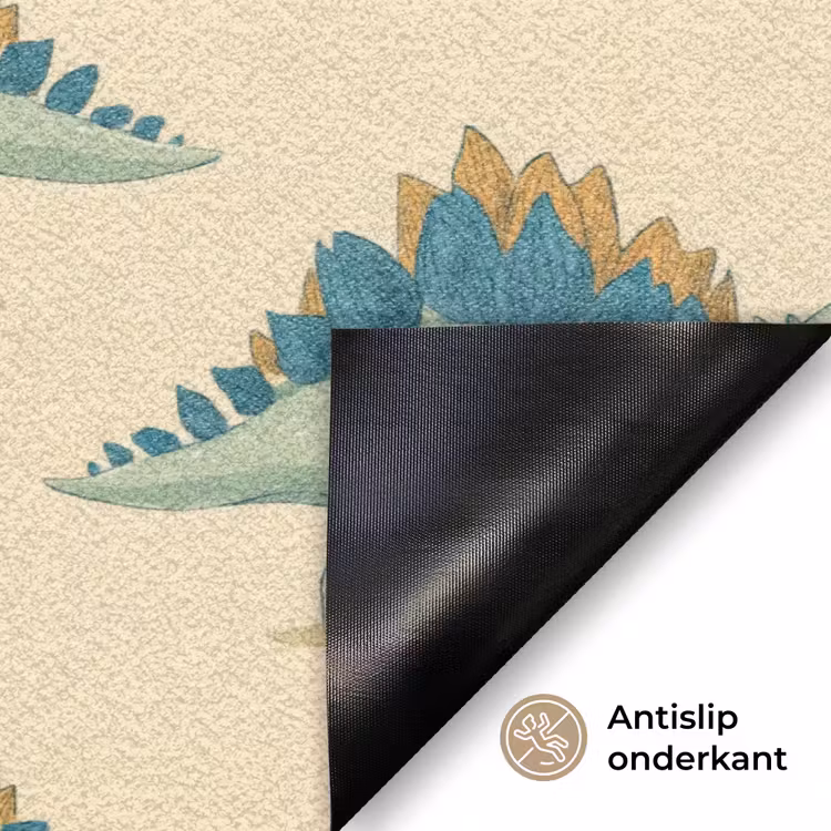 Dino - Patroon - Groen Deurmat klein 898 -antislip_NL