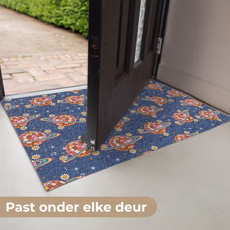 Disco - Blauw - Patroon Deurmat klein 898 -USP_NL