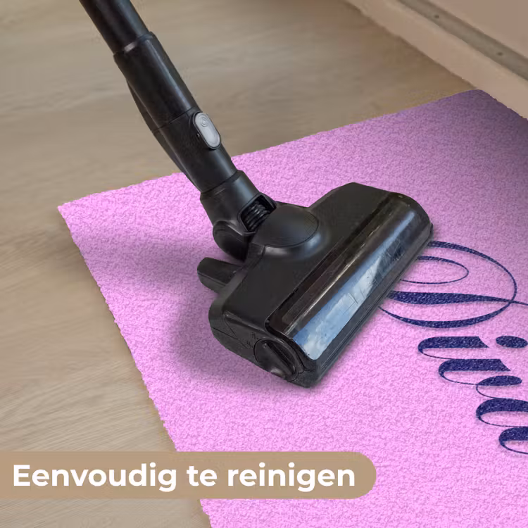 Diva - Lip - Panterprint - Roze Deurmat klein -reinigen_NL
