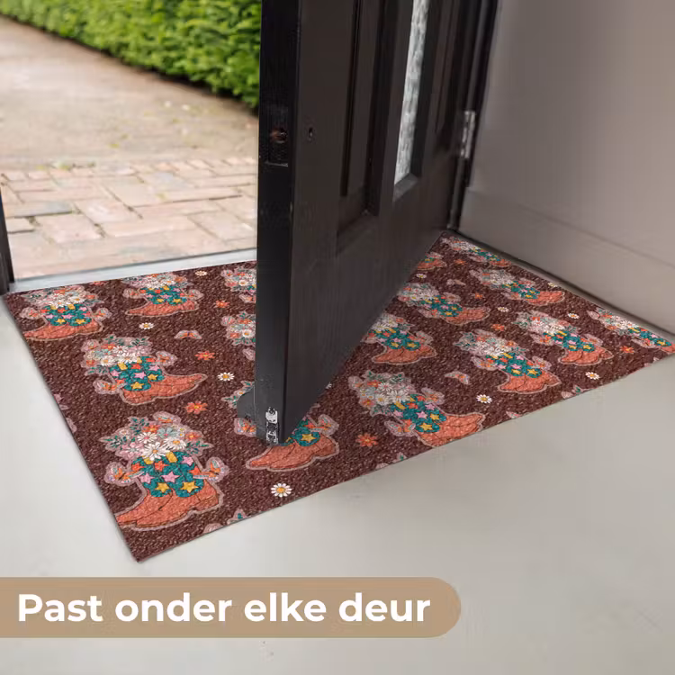 Donker - Cowboy - Laars - Patroon Deurmat klein 898 -USP_NL